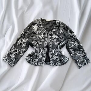 Soft Surrondings Grey and White Jacket
